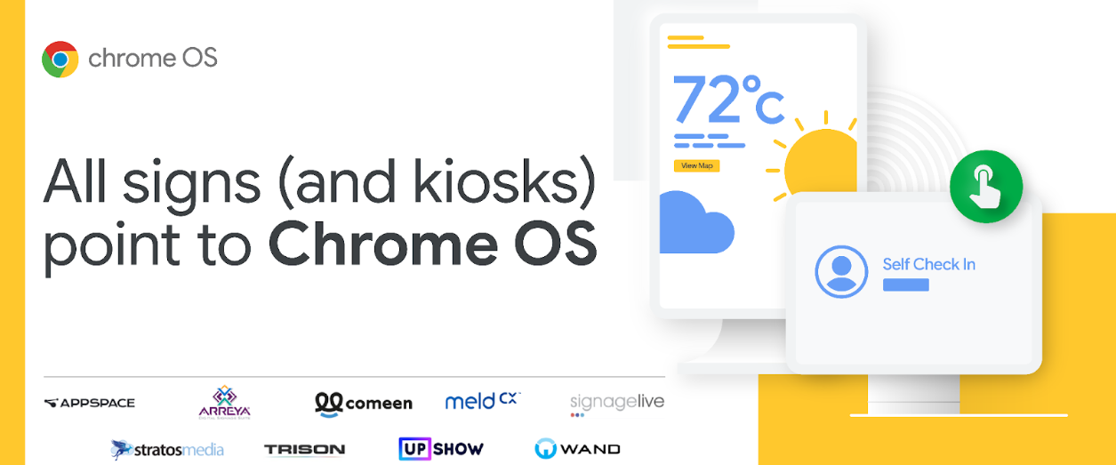 Chrome Enterprise bienvenue à la nouvelle licence Kiosk & Signage Upgrade